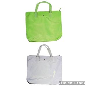 2 Devon Jones Fold-Over Shopping Weekender Totes Bags